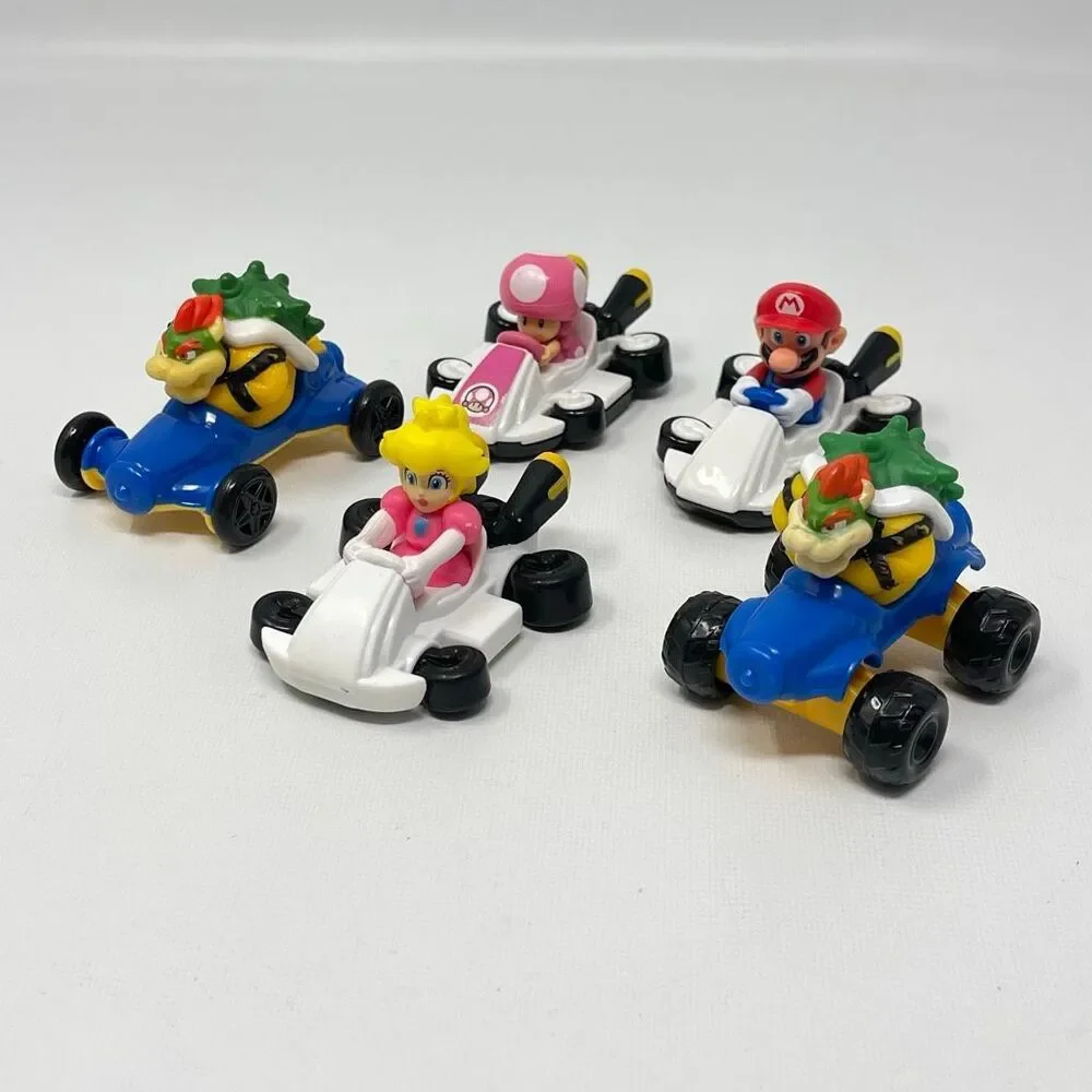 McDonalds Happy Meal Toys Mario Kart Nintendo Collectible lot of 5